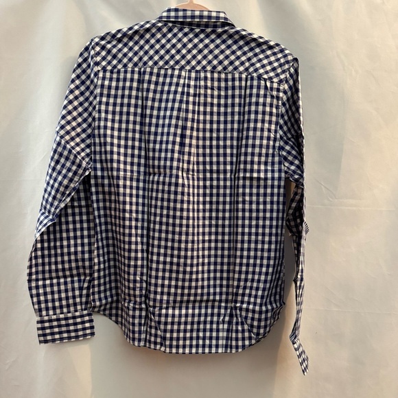 Untuckit Belleza Long Sleeve Button Down Shirt Blue Checkered - Picture 2 of 12